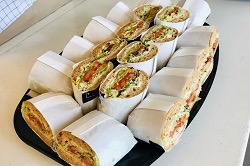 20 halve sandwich på fad